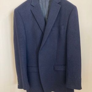 Lauren, Ralph Lauren Camel Hair sportcoat Navy 44L
